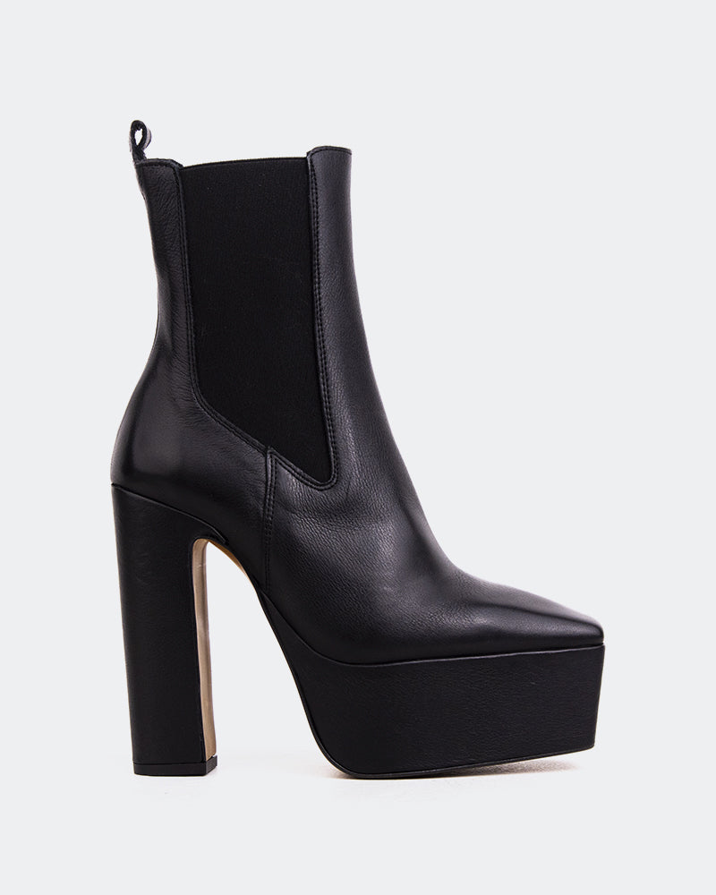 l'intervalle Rosen Noir Cuir Noir