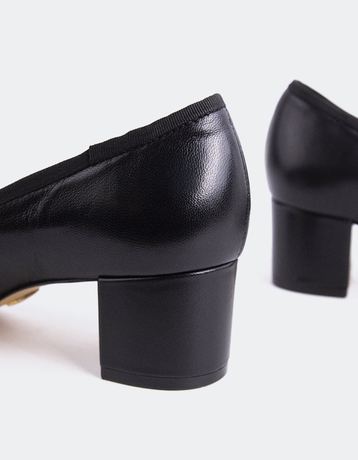 L'intervalle Ruslan Noir Cuir Noir