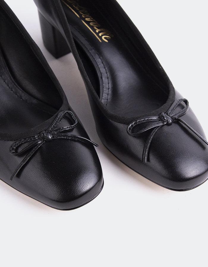 L'intervalle Ruslan Noir Cuir Noir