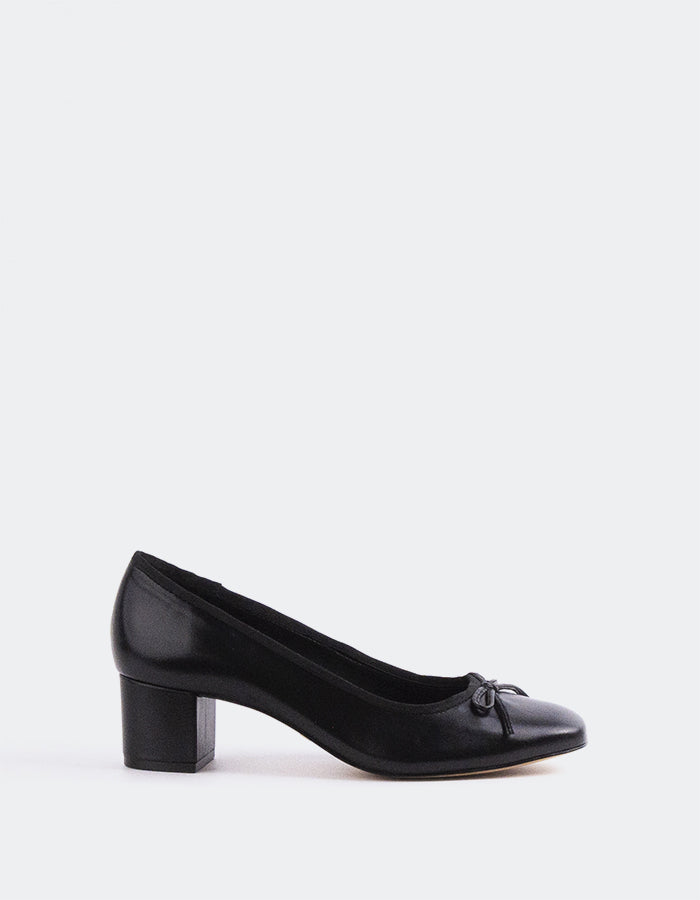 l'intervalle Ruslan Noir Cuir Noir