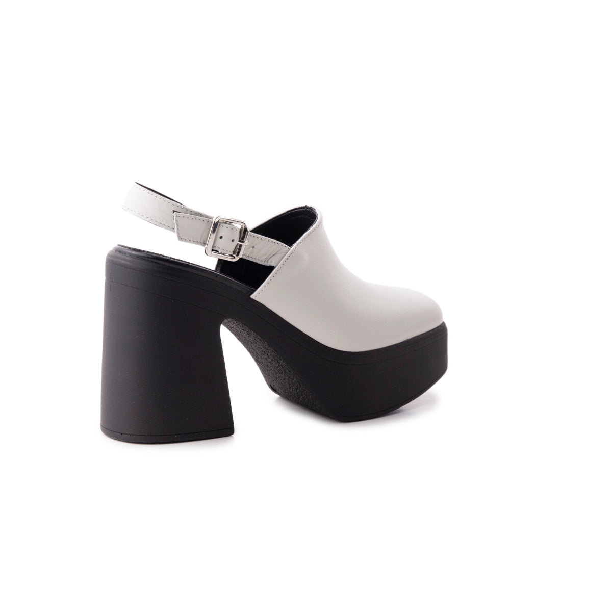 L'intervalle Sabazia Blanc Cassé Cuir Blanc