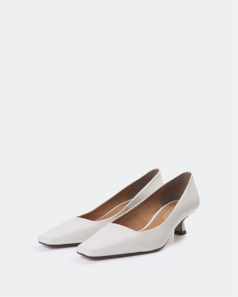 l'intervalle Sackett Blanc Cassé Cuir Blanc