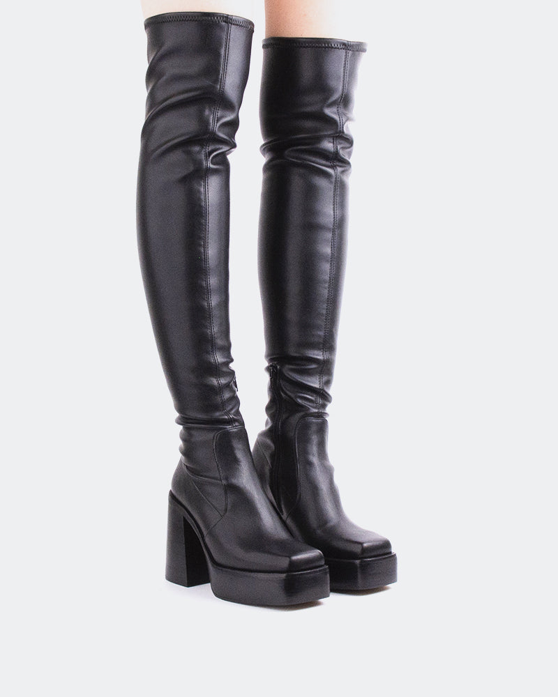 L'intervalle Safron Noir Stretch Noir