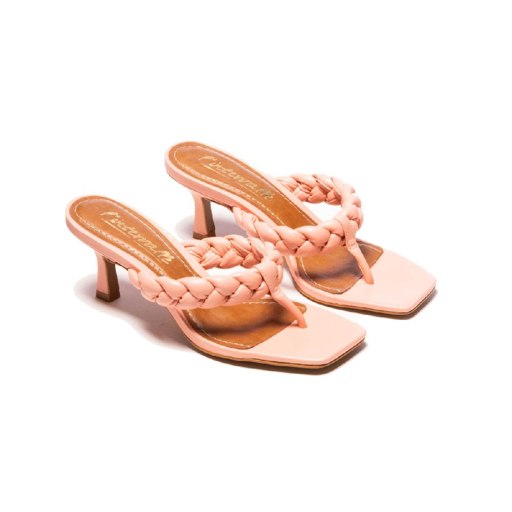 L'intervalle Saxony Rose Cuir Rose