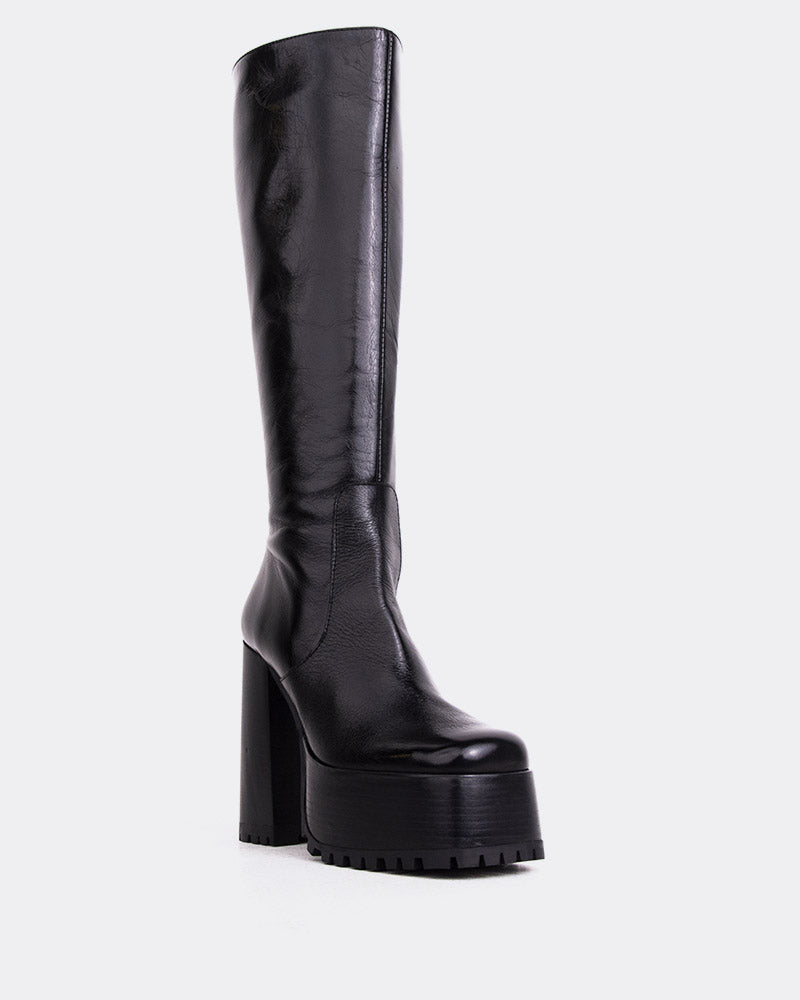 L'intervalle Saylor Noir Cuir Noir