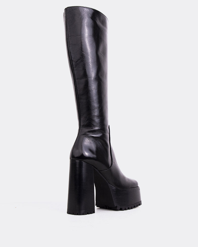 L'intervalle Saylor Noir Cuir Noir