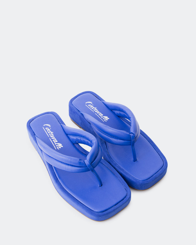 L'intervalle Senda Royal Bleu Cuir Bleu