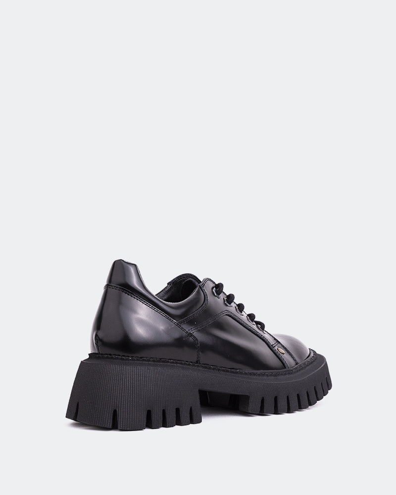 L'intervalle Sheeran Noir Cuir Noir