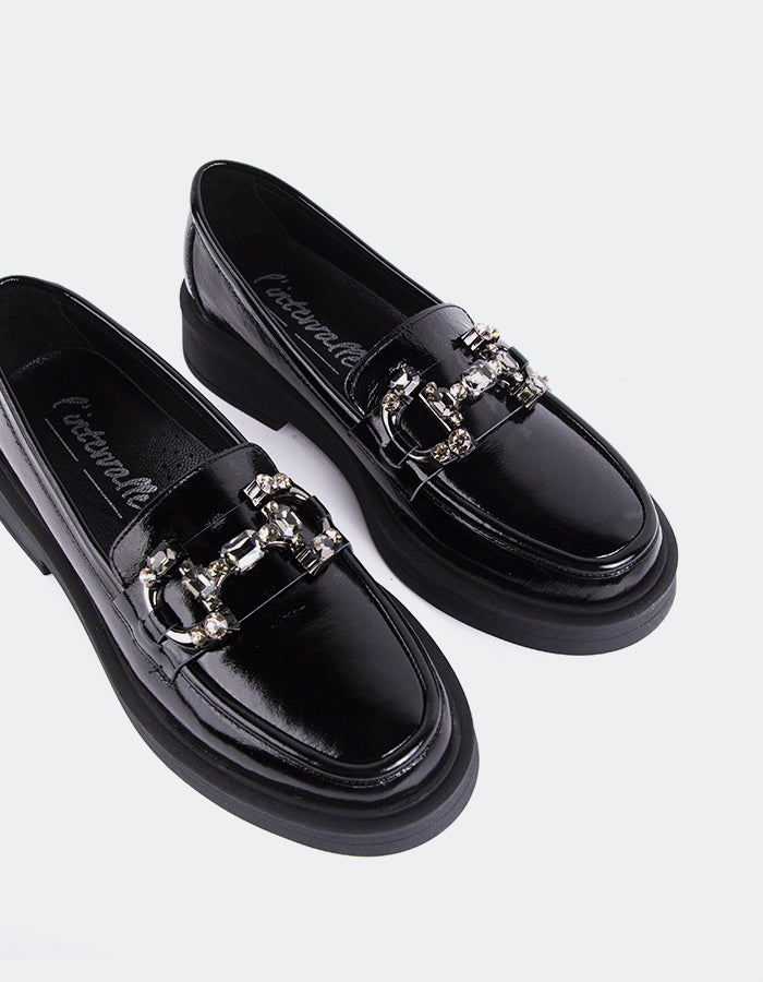 L'intervalle Sheldawn Noir Verni Noir