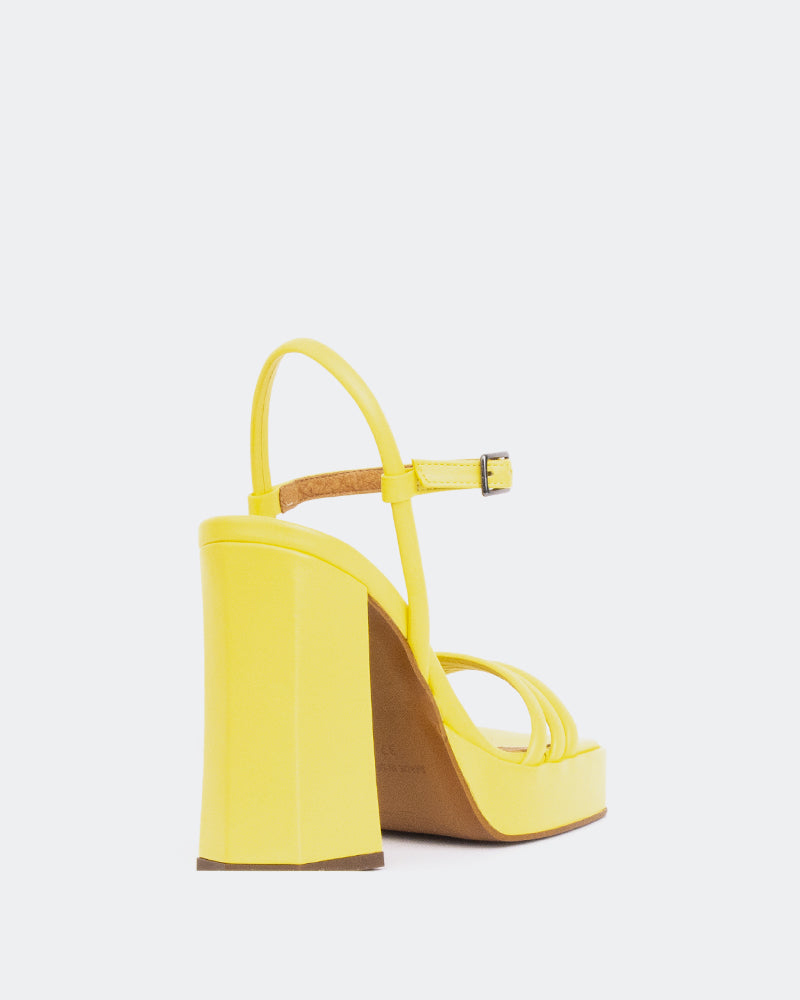 L'intervalle Shock Jaune Cuir Jaune