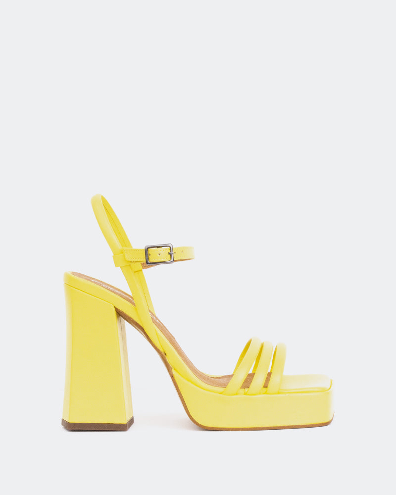 l'intervalle Shock Jaune Cuir Jaune