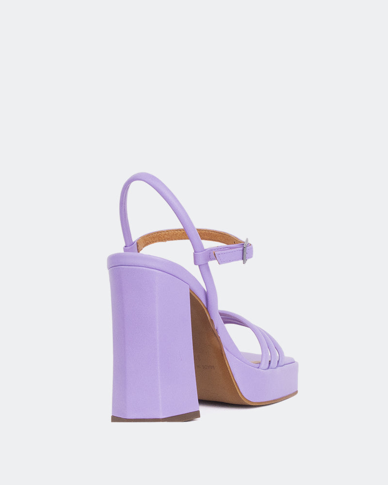 L'intervalle Shock Mauve Cuir Mauve