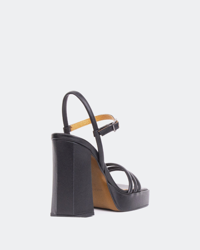 L'intervalle Shock Noir Cuir Noir