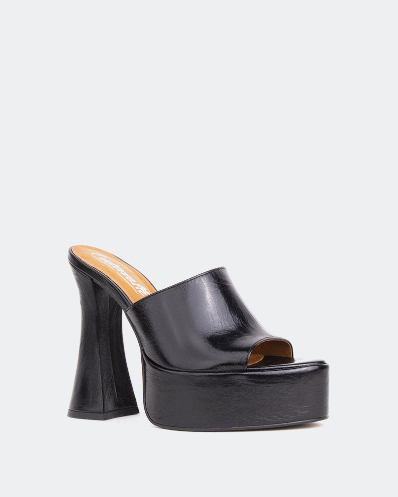 L'intervalle Shore Noir Cuir/Cuir Noir Noir