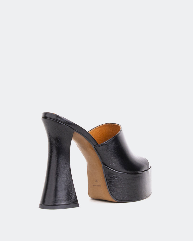 L'intervalle Shore Noir Cuir/Cuir Noir Noir