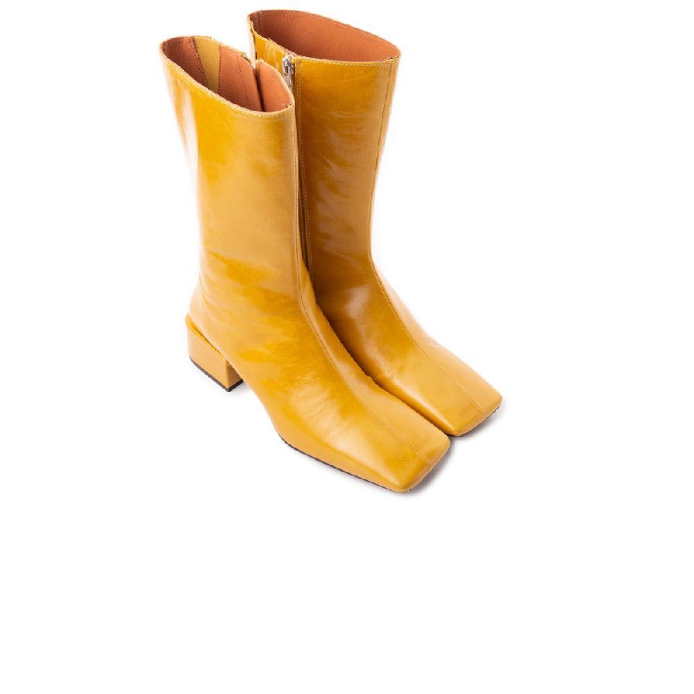 L'intervalle Sinclair Cuir Moutarde Jaune