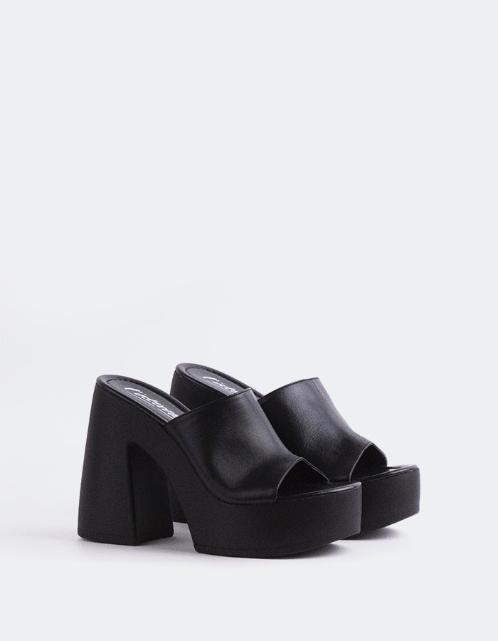 L'intervalle Smyrni Noir Cuir Noir