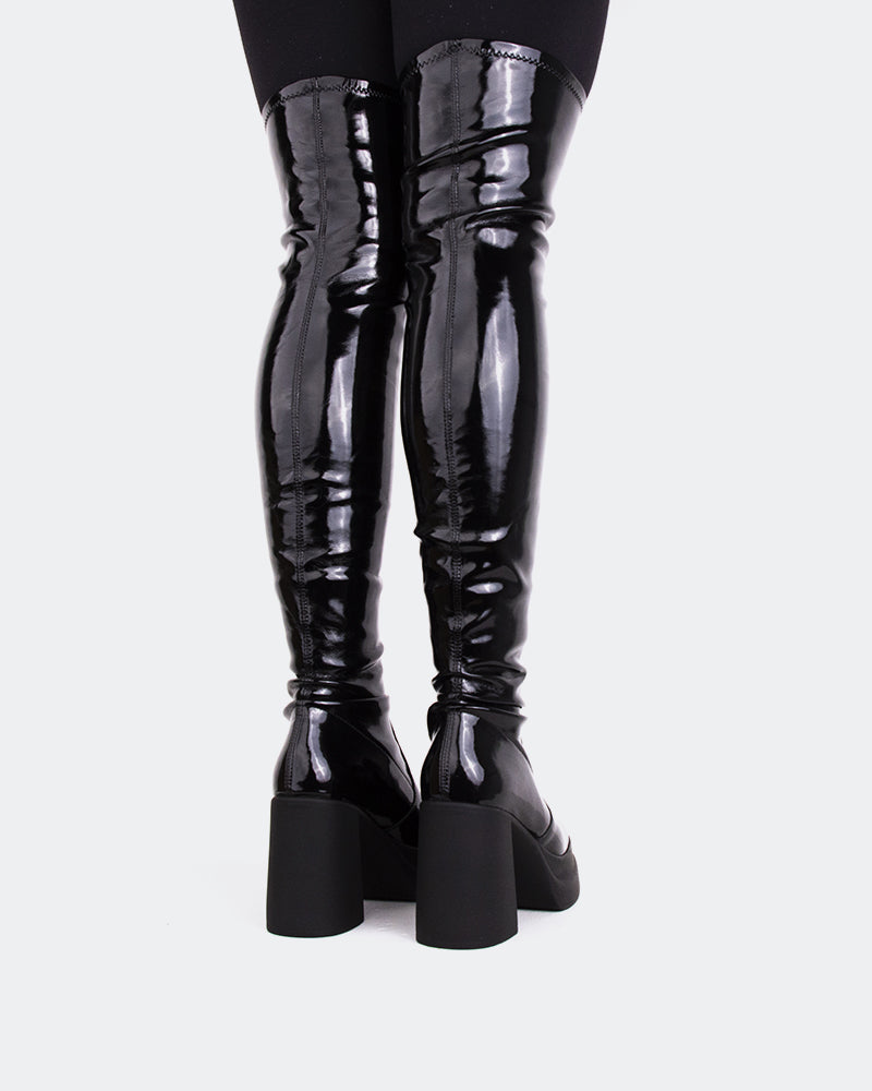 L'intervalle Sofo Noir Verni Noir