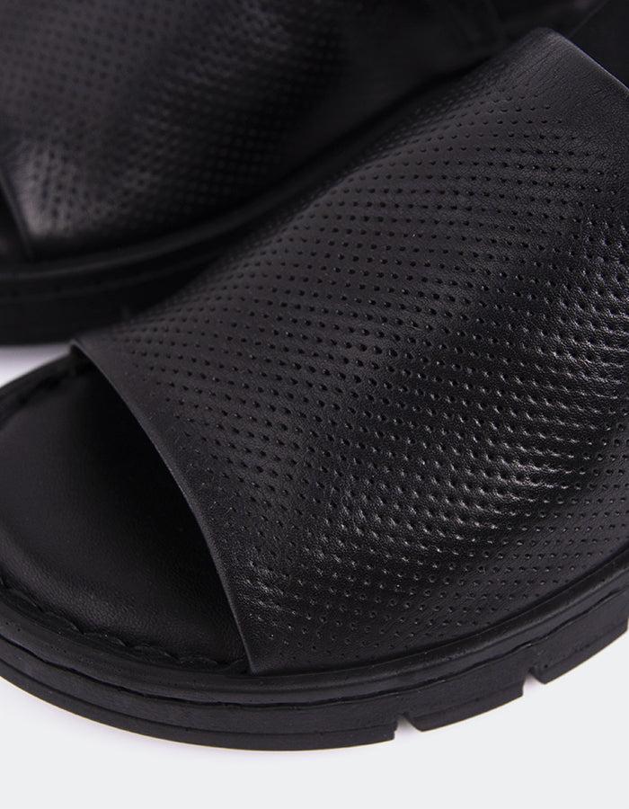 L'intervalle Solihull Noir Cuir Noir