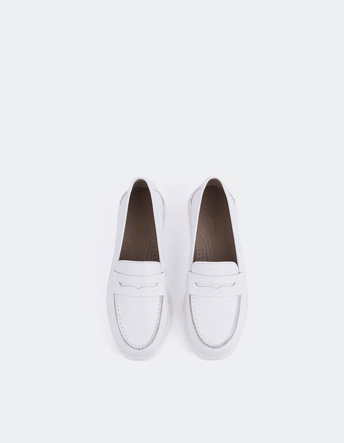 L'intervalle Sperry Cuir Blanc Blanc