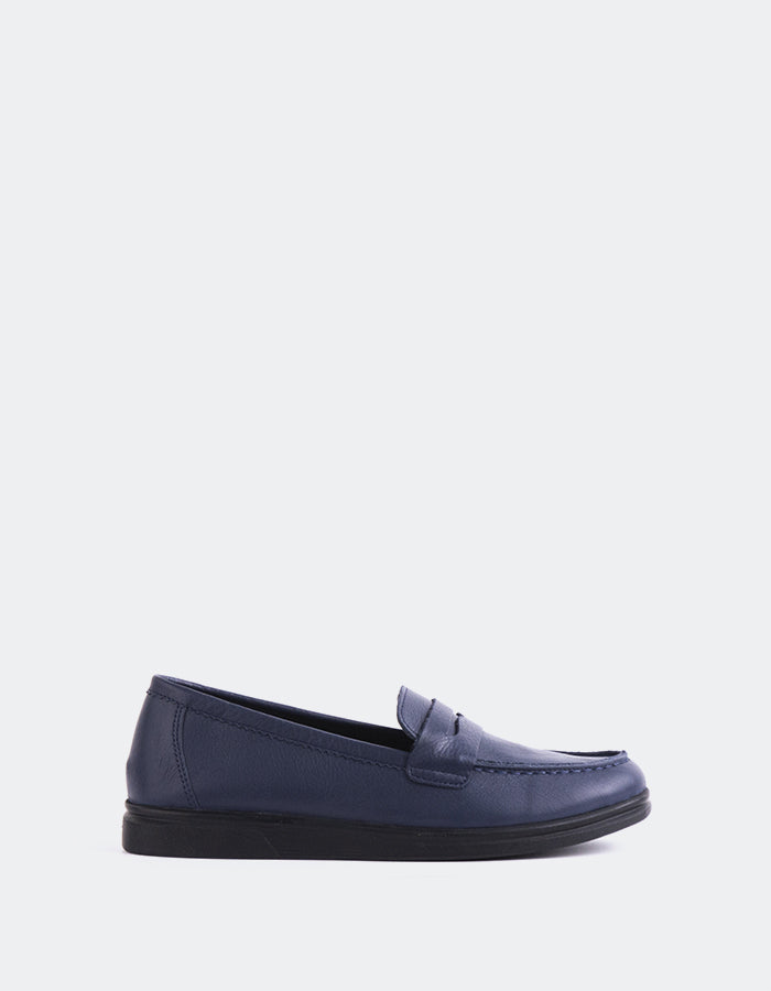 l'intervalle Sperry cuir marine Bleu