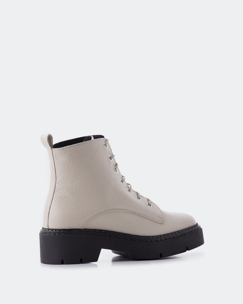 L'intervalle Springfield Blanc Cassé Cuir Blanc