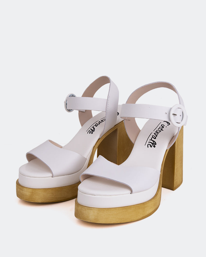 L'intervalle Starburst Blanc Cuir Blanc