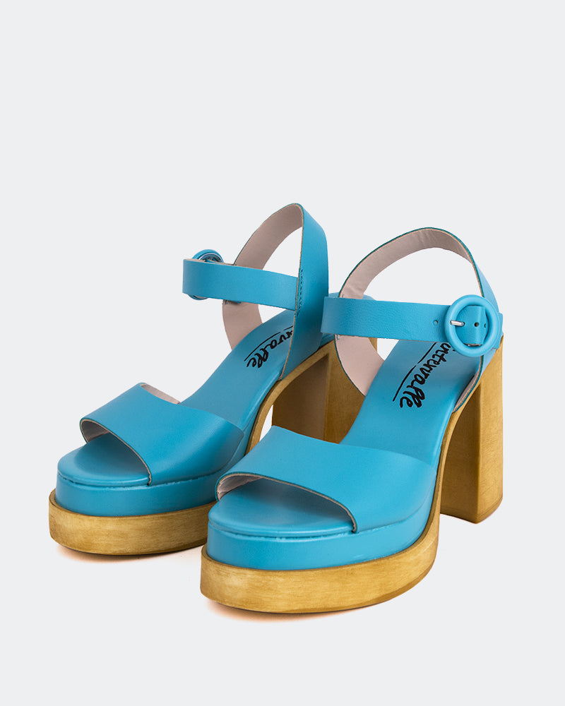 L'intervalle Starburst Bleu Cuir Bleu