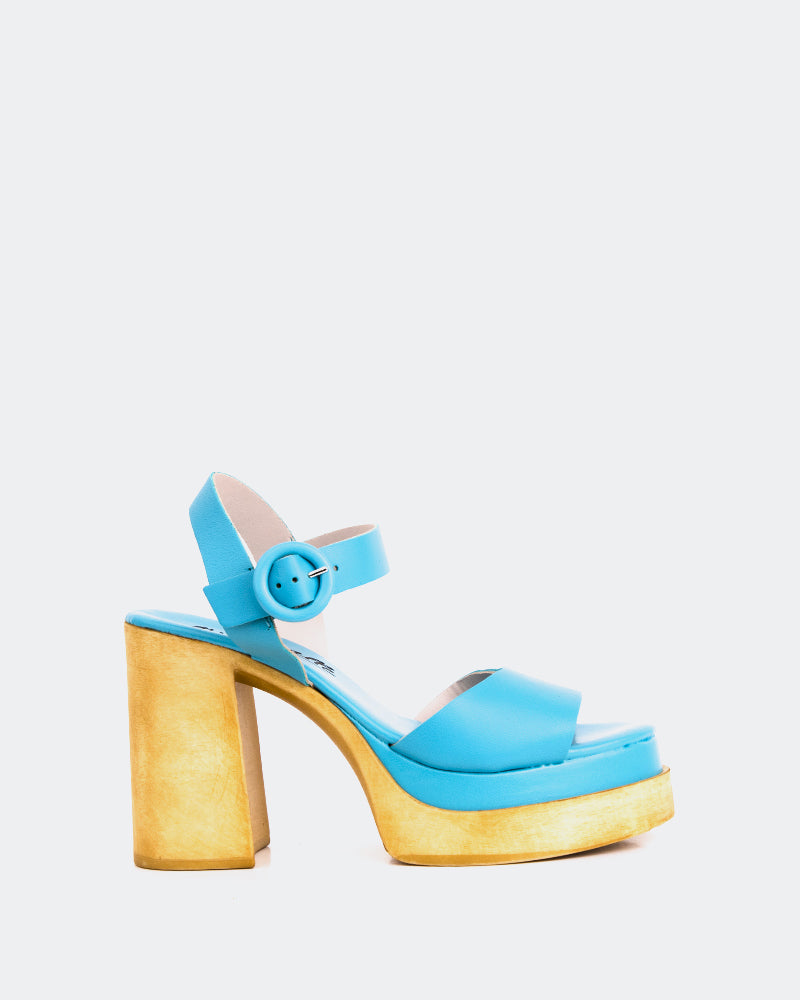 l'intervalle Starburst Bleu Cuir Bleu