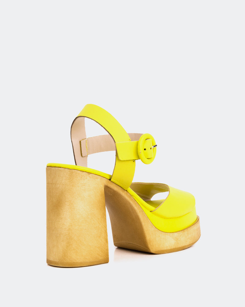 L'intervalle Starburst Jaune Cuir Jaune