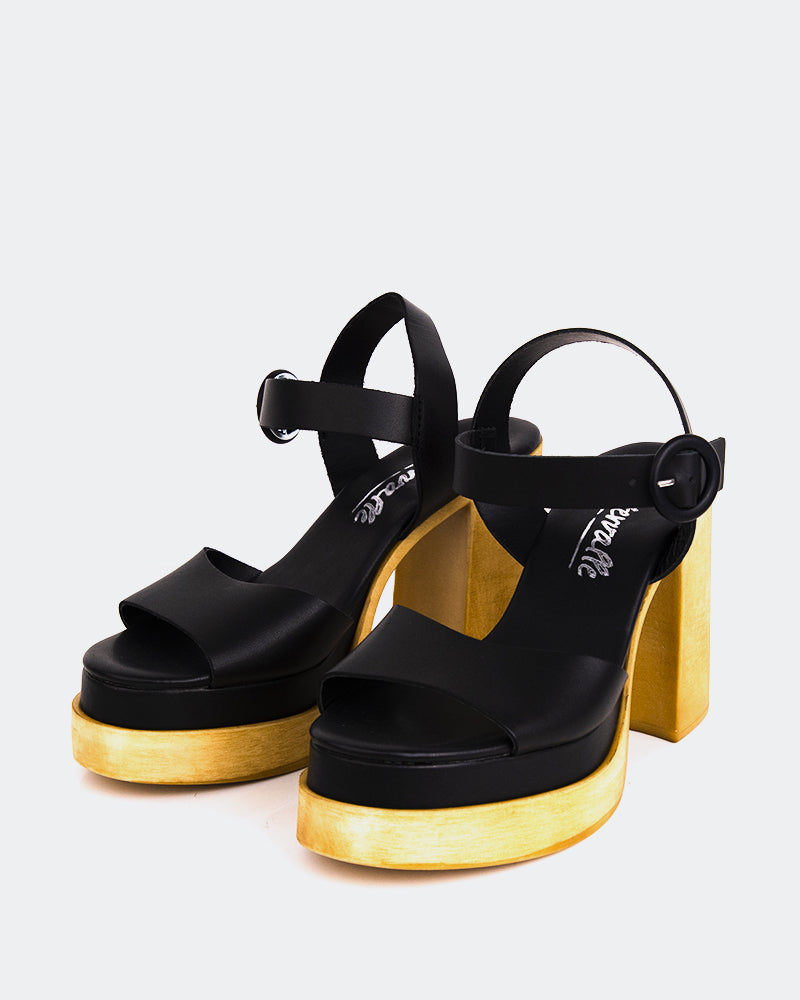 L'intervalle Starburst Noir Cuir Noir