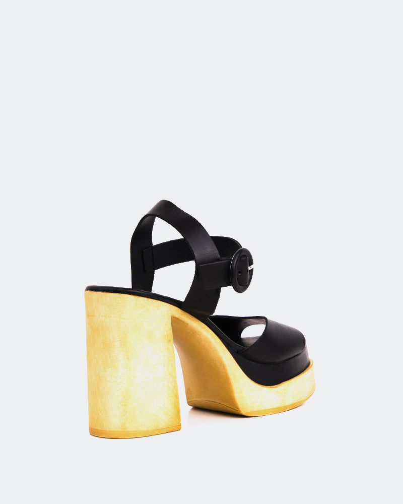 L'intervalle Starburst Noir Cuir Noir