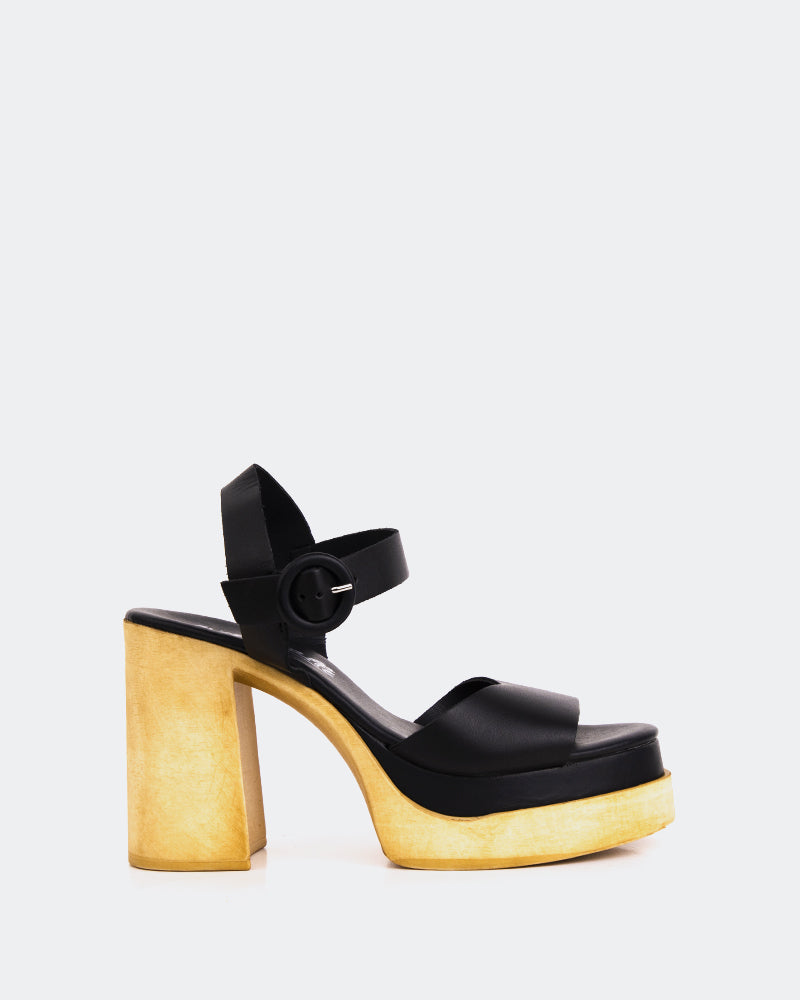 l'intervalle Starburst Noir Cuir Noir