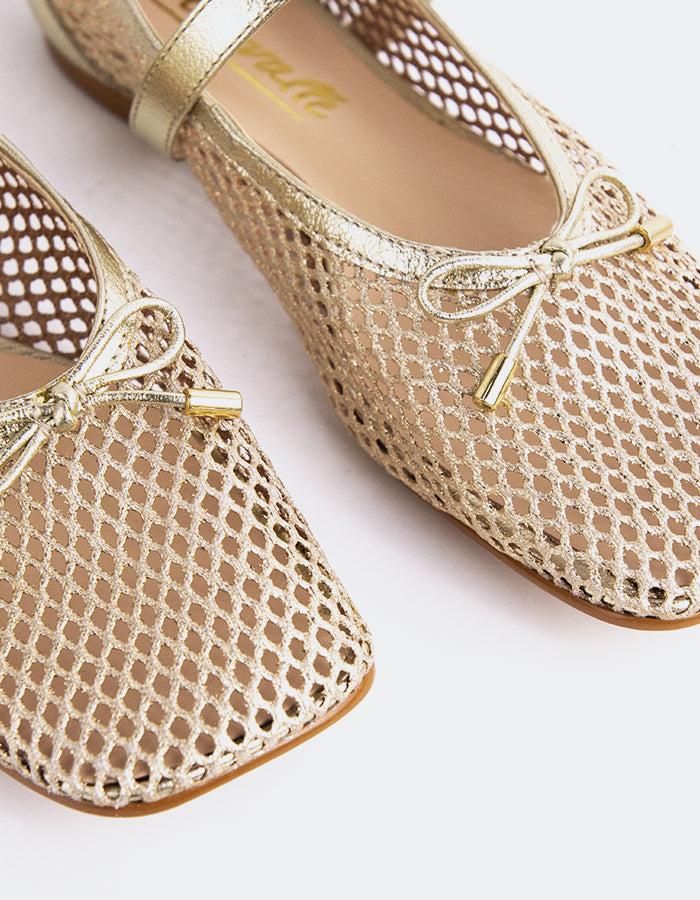 L'intervalle Starflower Or Cuir Or