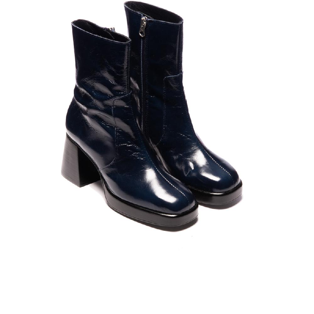 L'intervalle Sullivan Cuir Marine Bleu