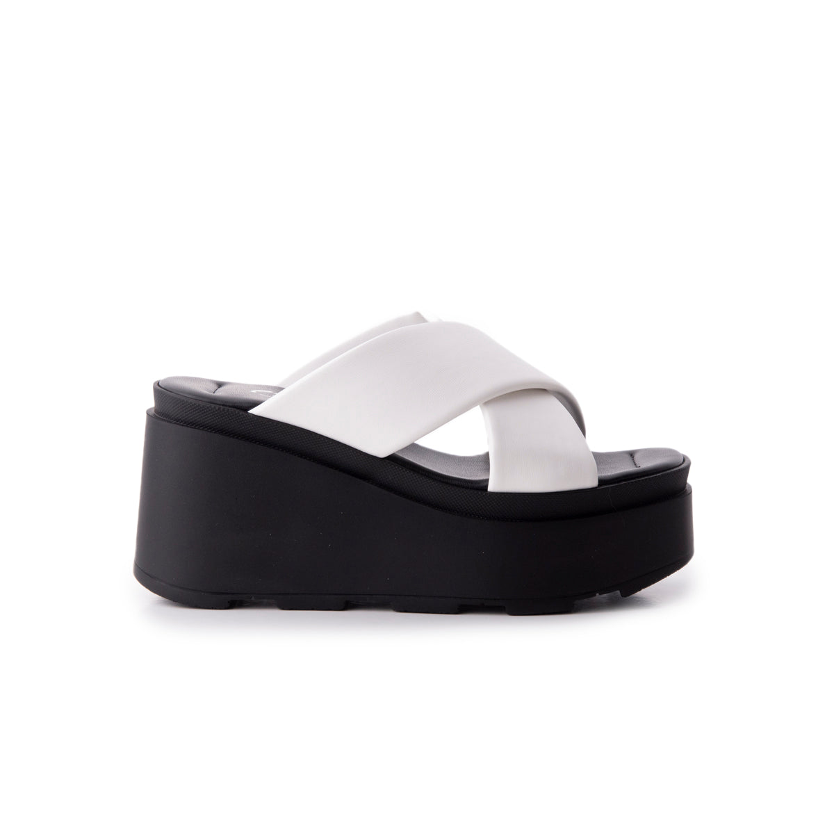 l'intervalle Sunshine Blanc Cuir Blanc