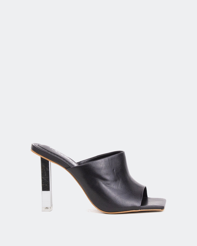 l'intervalle Swag Noir Cuir Noir