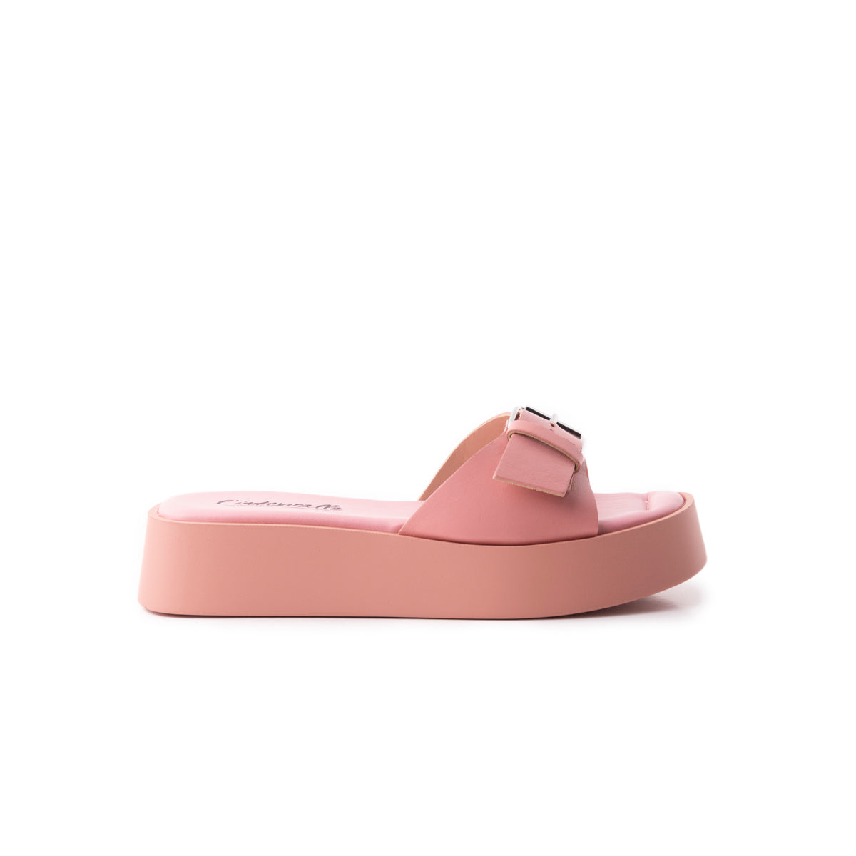 l'intervalle Sweets Rose Cuir Rose