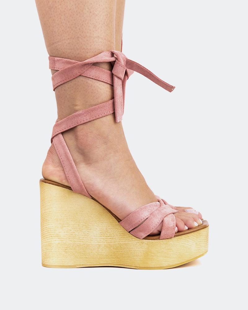 l'intervalle Sybille Rose Suède Rose