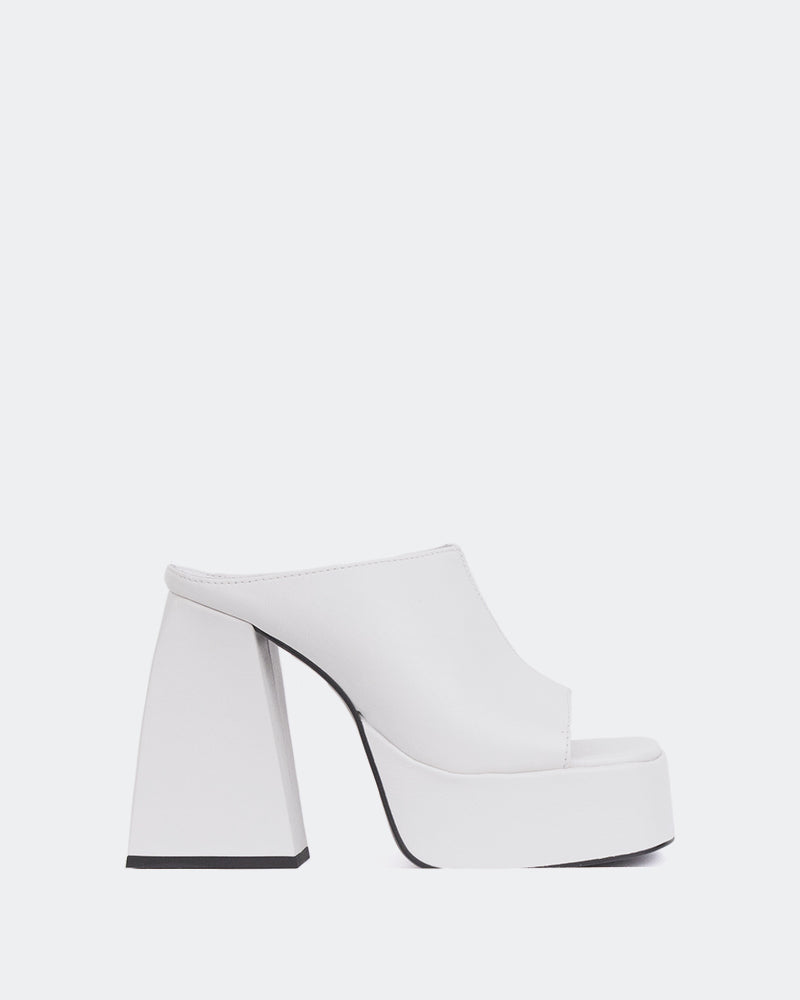 l'intervalle Taboo Blanc Cuir Blanc