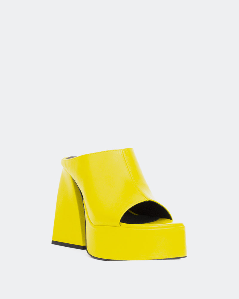 L'intervalle Taboo Cuir De Chaux Jaune