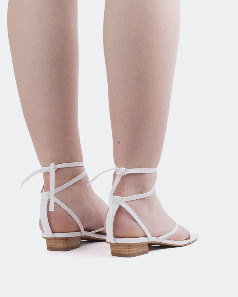 L'intervalle Talita Blanc Cuir Blanc