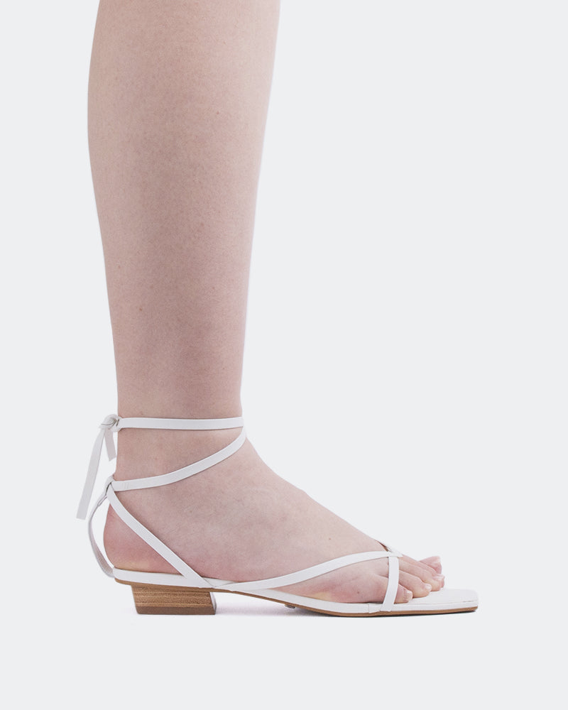 l'intervalle Talita Blanc Cuir Blanc