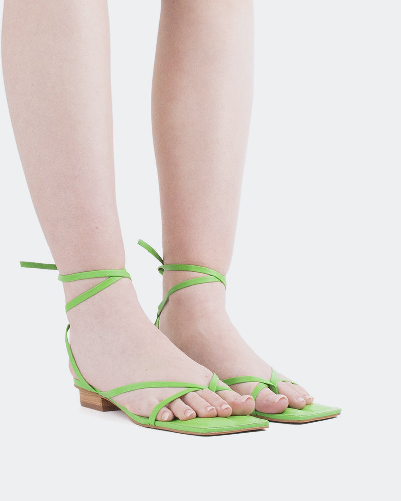 L'intervalle Talita Vert Cuir Vert