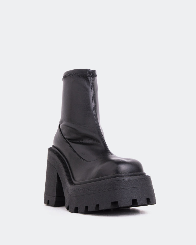 L'intervalle Tana Noir Cuir Noir