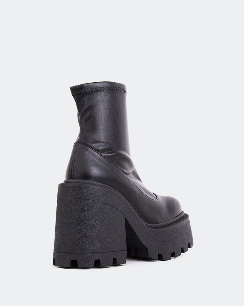 L'intervalle Tana Noir Cuir Noir