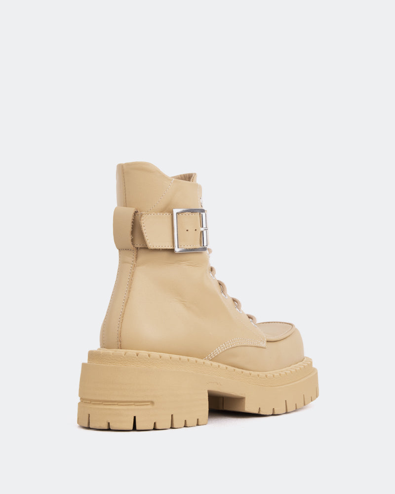 L'intervalle Tanny Cuir Crème Chameau