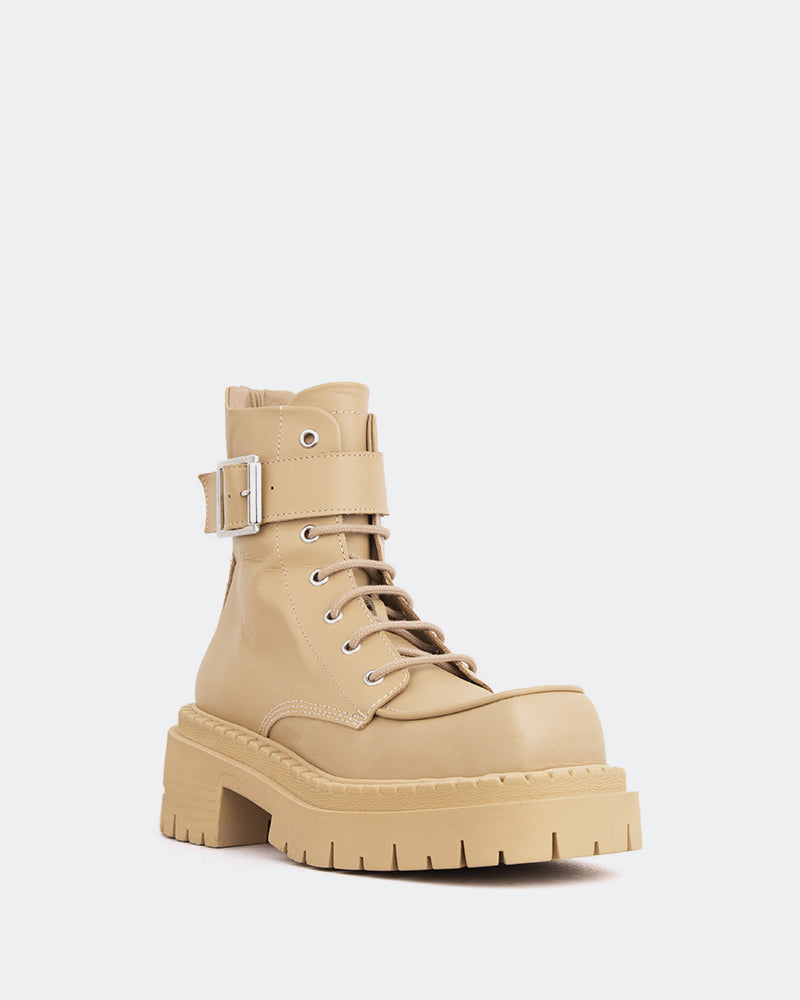 L'intervalle Tanny Cuir Crème Chameau