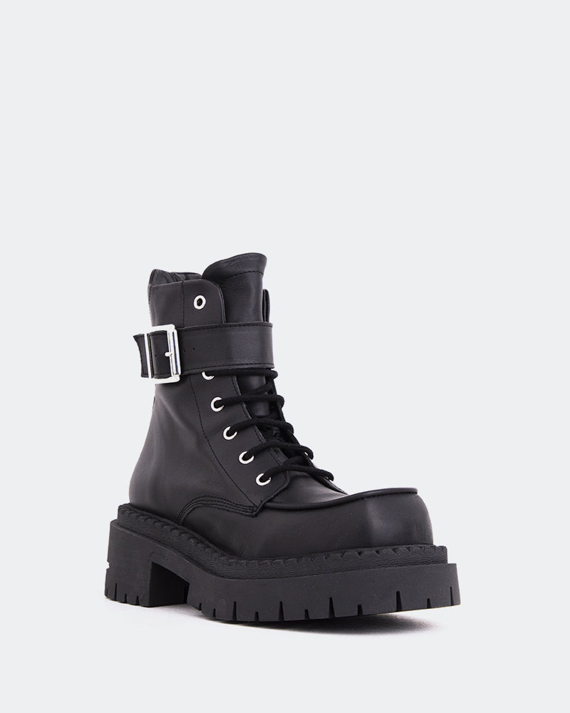 L'intervalle Tanny Noir Cuir Noir