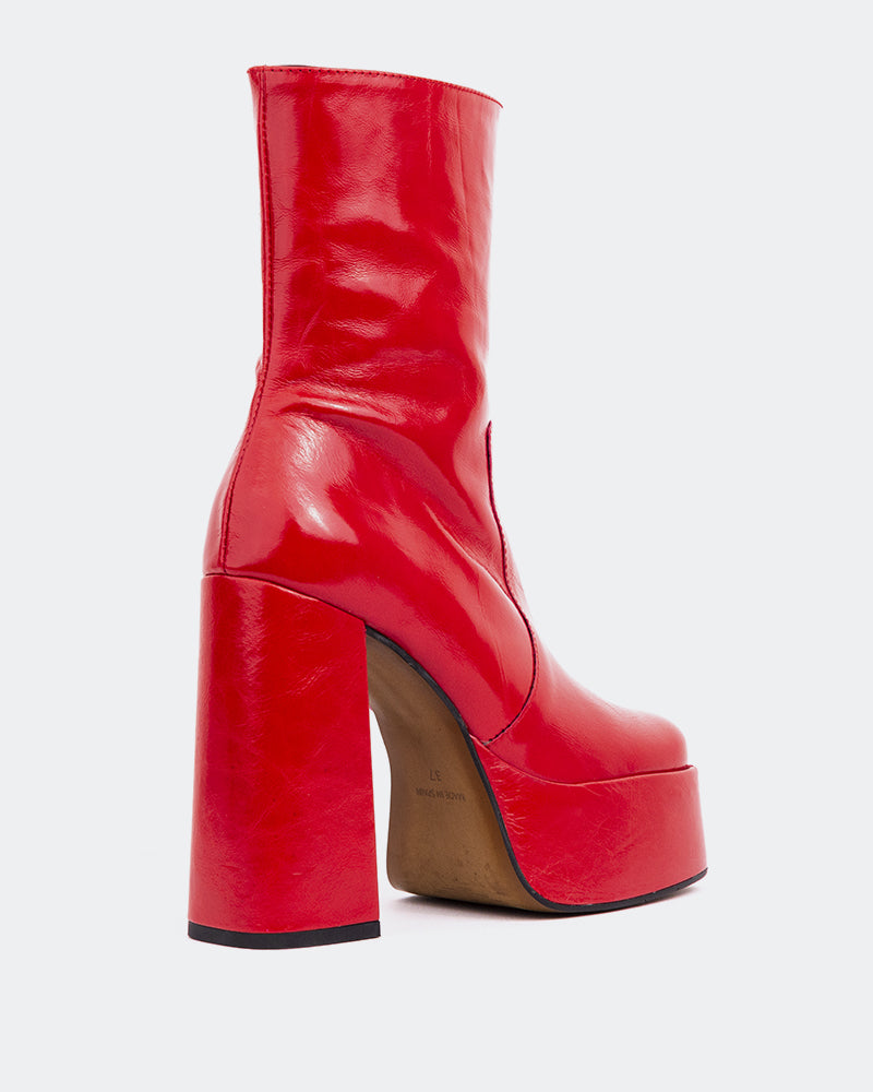 L'intervalle Tate Rouge Cuir Rouge